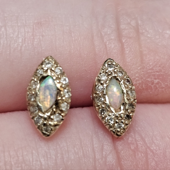 Elisa Solomon Solid Gold Evil Eye Earrings (Pair)